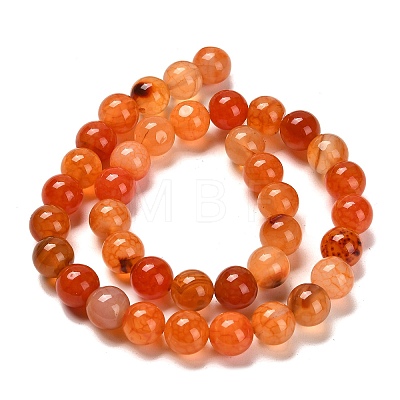 Natural Agate Beads Strands G-B079-A04-03C-1