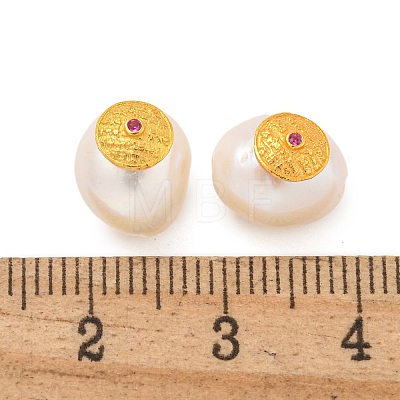 Round Natural Freshwater Pearl Beads PEAR-K009-07G-1