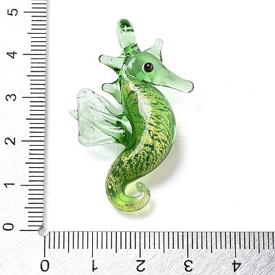 Handmade Lampwork Pendants LAMP-A004-02C-1