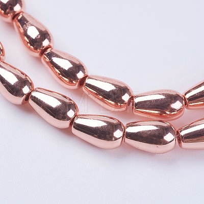 Electroplate Non-magnetic Synthetic Hematite Beads Strands G-F553-03D-RG-1