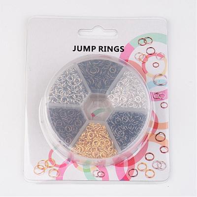 1 Box Open Jump Rings Brass Jump Rings KK-JP0007-5mm-1