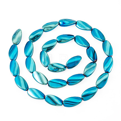 1Strand Electroplate Transparent Glass Beads Strands EGLA-TADJ0001-20G-1