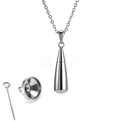 Titanium Steel Pendant Necklaces PW-WG38888-01-1