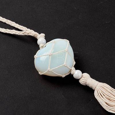 Opalite Pendant Decorations HJEW-E579-01H-1