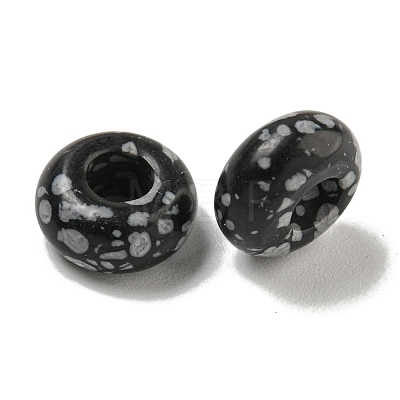 Synthetic Snowflake Obsidian Beads G-Q173-03A-02-1
