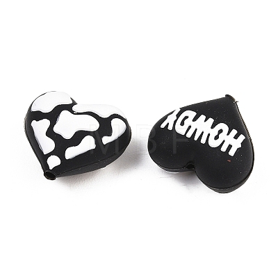 Cowboy Theme Silicone Focal Beads SIL-G014-01C-1