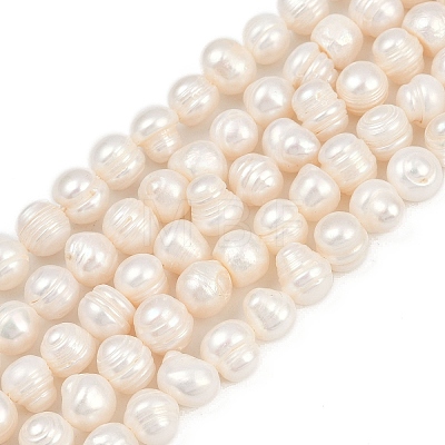 Natural Cultured Freshwater Pearl Beads Strands PEAR-I007-07Z-08C-1