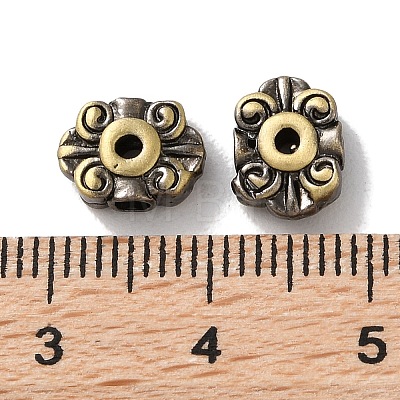 Brass Spacer Beads KK-M284-06AB-1