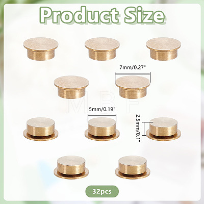 Brass 3D Nail Art Rotary Bearing for Nail Art Designs MRMJ-WH0091-26A-1