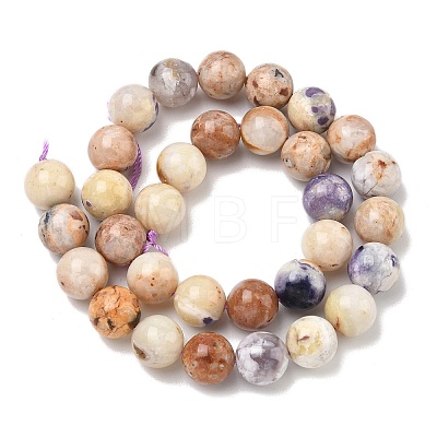 Natural Purple Opal Beads Strands G-L642-B21-12mm-1