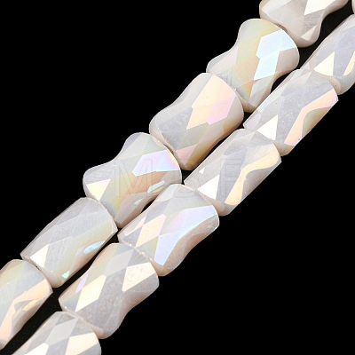 AB Color Plated Glass Beads Strands EGLA-P051-06B-B07-1