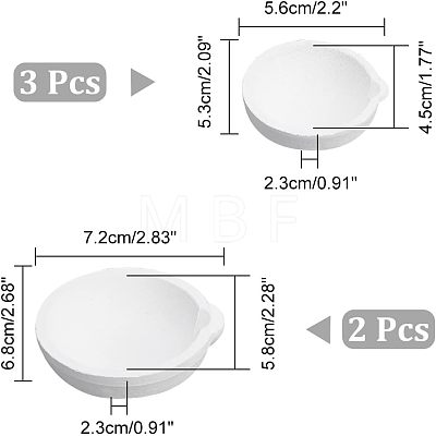 5Pcs 2 Style Mini DIY Crucible TOOL-CA0001-23-1