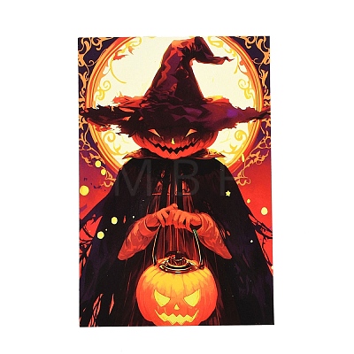 Halloween Witch Pumpkin Pattern Scrapbooking Paper Pads Set STIC-C010-37A-1