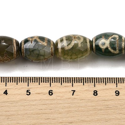 Tibetan Style dZi Beads Strands G-S389-A07-1