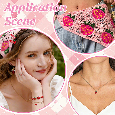 Alloy Necklaces & Braacelets & Clip-on Earrings & Brass Finger Rings & Hair Clips & Head Wrap SJEW-PH00012-1