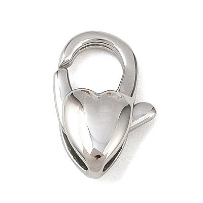 316 Stainless Steel Lobster Claw Clasps STAS-C154-03A-P-1