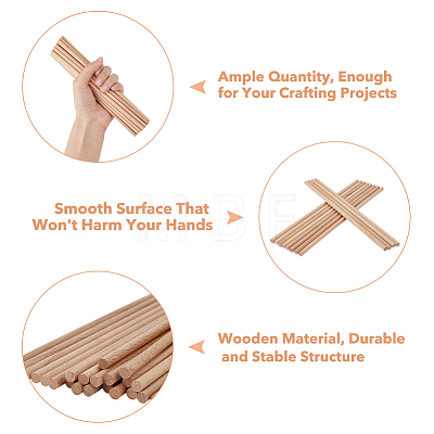 Wood Craft Sticks WOOD-WH0125-11C-1