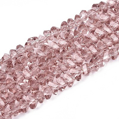 Transparent Glass Beads Strands GLAA-N018-4mm-25-1