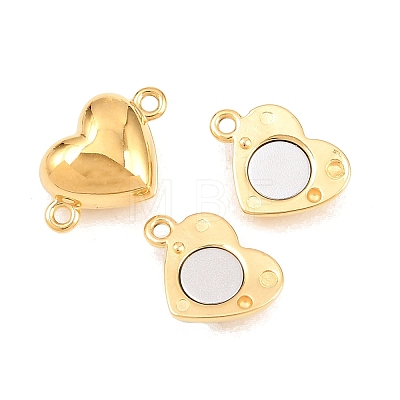 304 Stainless Steel Magnetic Clasps with Loops STAS-P452-04D-G-1