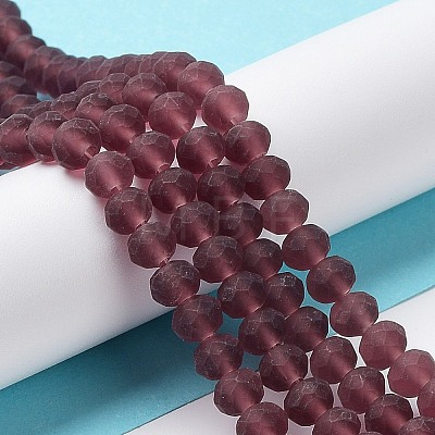 Transparent Glass Beads Strands EGLA-A034-T4mm-MD13-1