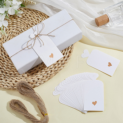200Pcs Paper Gift Tags CDIS-BC0001-08-1