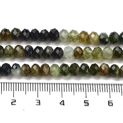 Natural Green Tourmaline Beads Strands G-B088-D08-02-1