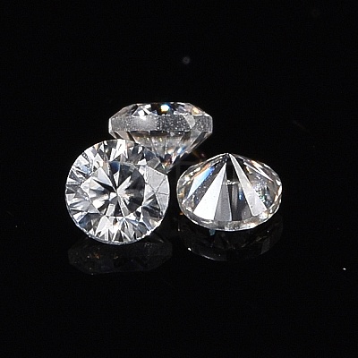 White D Color Round Cut Loose Moissanite Stones RGLA-WH0016-01E-1