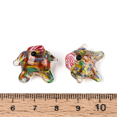 Handmade Lampwork Beads Strands LAMP-N036-22C-1