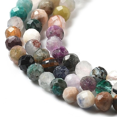 Natural Mixed Stone Beads Strands G-T108-39A-1