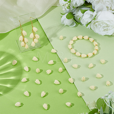 150Pcs Dyed Synthetic Coral Beads CORA-PH0001-02A-1