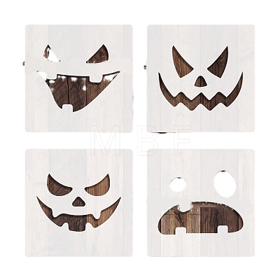 25 Styles Halloween PET Drawing Stencil PW-WGF9327-01-1