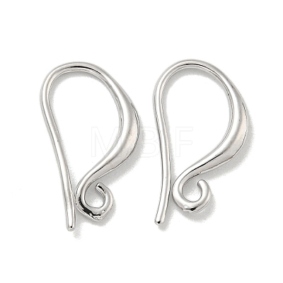 Brass Earring Hooks KK-L075-008P-1