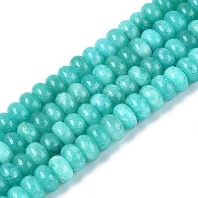 Natural White Jade Beads Strands G-Q613-01F-14-1