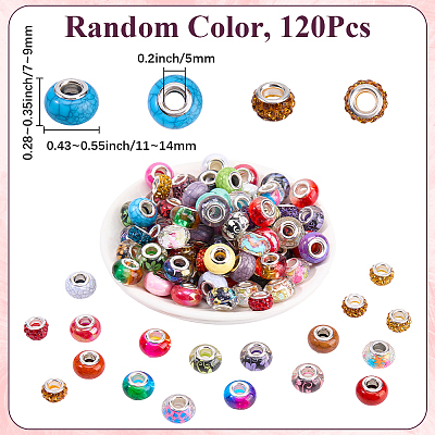 DIY European Beads Kits DIY-SC0034-16-1
