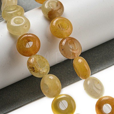 Natural Topaz Jade Beads Strands G-P536-A13-01-1