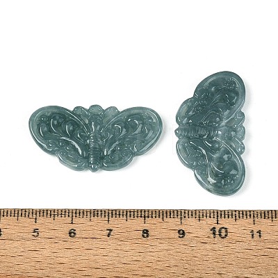 Natural Myanmar Jade Carved Pendants G-T143-36A-1