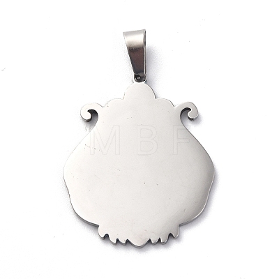 Non-Tarnish 304 Stainless Steel Pendants STAS-C062-04P-1