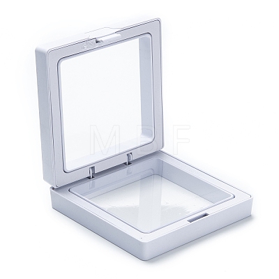 Square Transparent PE Thin Film Suspension Jewelry Display Box CON-D009-01B-05-1