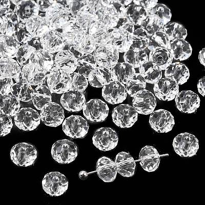 Imitation Austrian Crystal Beads X-SWAR-F068-4x6mm-01-1
