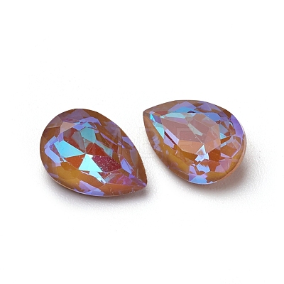 Glass Rhinestone Cabochons RGLA-L024-E04-MI-1