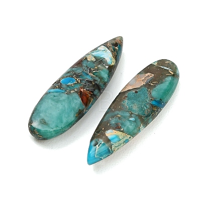 Dyed Synthetic Imperial Jasper Pendants GG-CBAA20A-08C-1