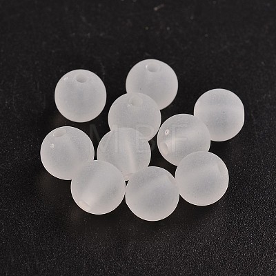 Transparent Acrylic Ball Beads X-FACR-R021-8mm-16-1