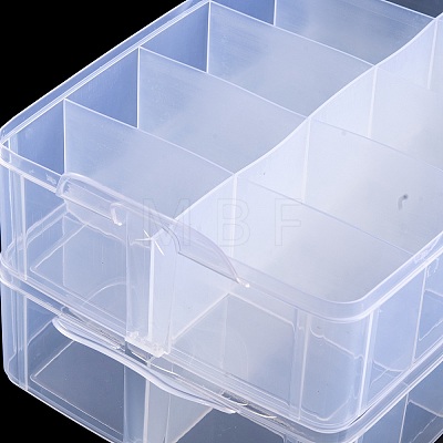 (Defective Closeout Sale: Cracks) 26 Grids Plastic Handled Organizers AJEW-XCP0002-54-1