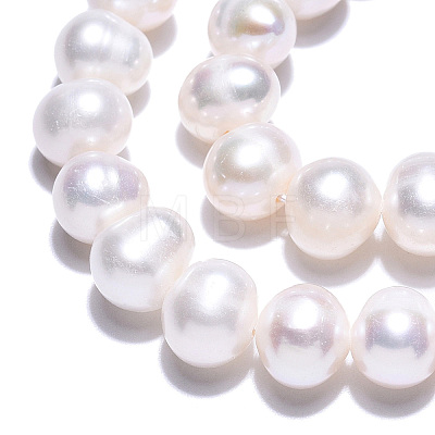 Natural Cultured Freshwater Pearl Beads Strands PEAR-N013-08F-1