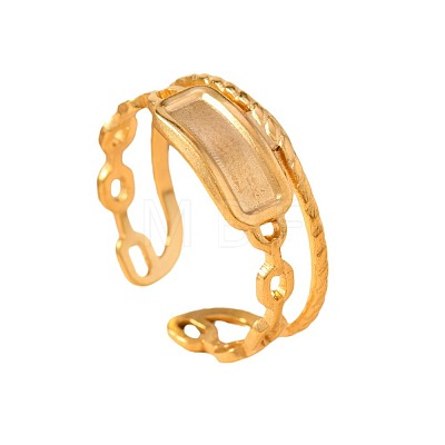 201 Stainless Steel Cuff Open Rings FS-WGB97AB-02-1