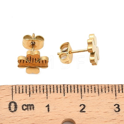 304 Stainless Steel Stud Earrings EJEW-I321-03G-1