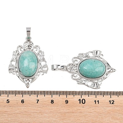 Natural Amazonite Pendants G-A315-07P-1