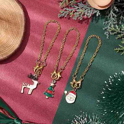 Christmas Alloy Enamel Cup Charms HJEW-JM02301-1