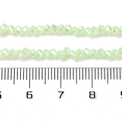 Baking Electroplate Glass Beads Strands DGLA-A039-J4mm-B10-1