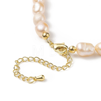 Natural Pearl Beaded Necklaces for Women NJEW-JN04107-03-1